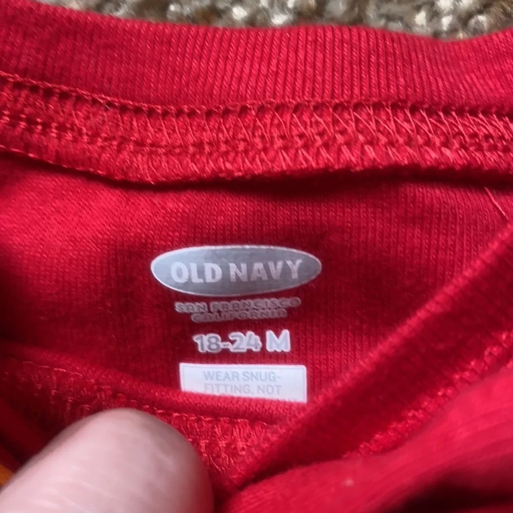 NWT 18-24 mos Old Navy pjs. “Dear Santa…”. Christmas pjs